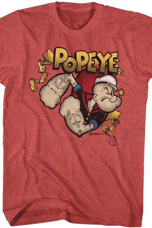 Popeye Gold Banner T-Shirt