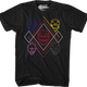 Power Lines Mighty Morphin Power Rangers T-Shirt thumbnail