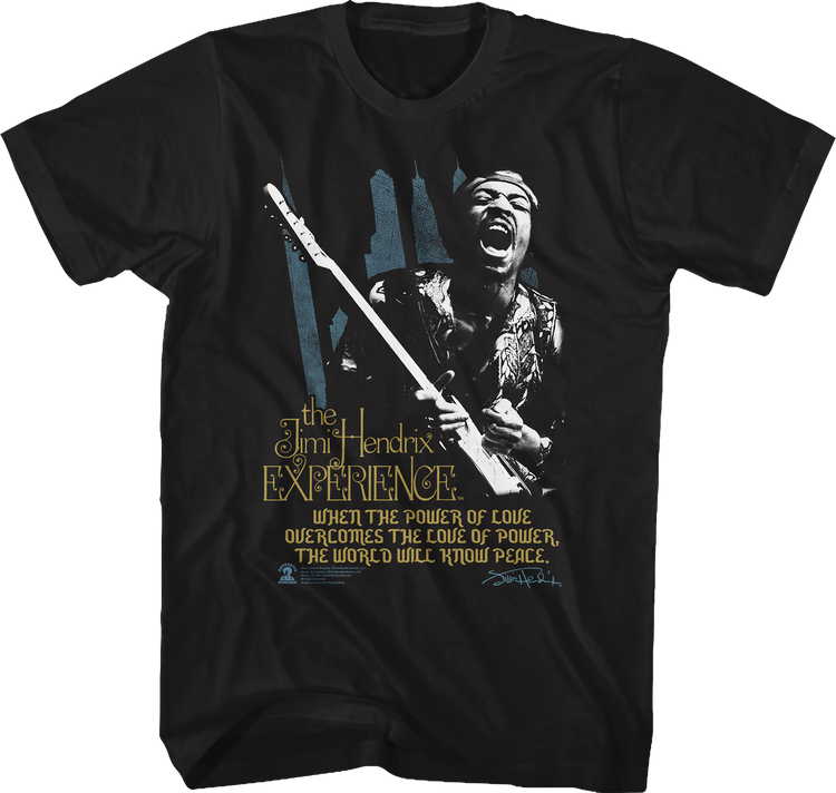 Power Of Love Jimi Hendrix T-Shirt