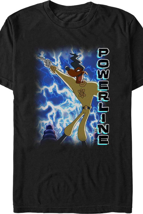 Powerline Lightning Bolts Goofy Movie T-Shirt