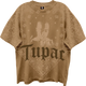 Front & Back Praying Hands Tupac Shakur Oversized T-Shirt thumbnail