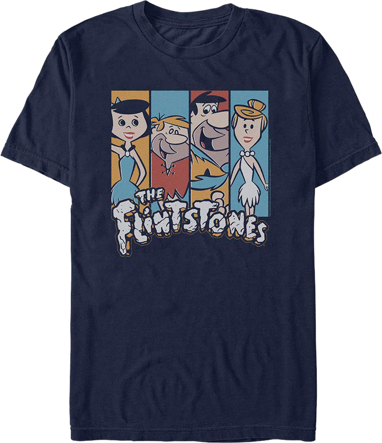 Prehistoric Panels Flintstones T-Shirt