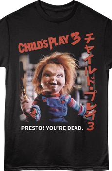 Presto You're Dead Child's Play 3 T-Shirt