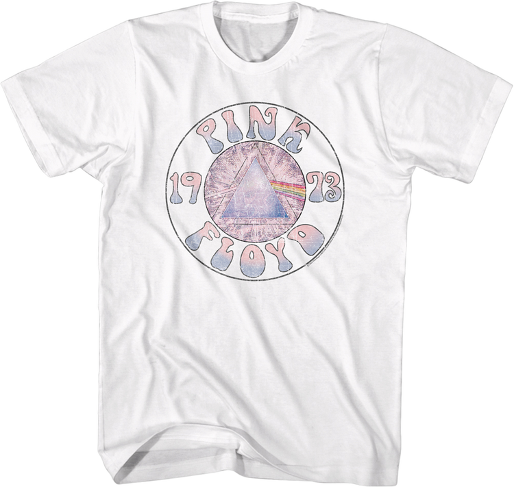 Dark Side of the Moon Prism Circle Pink Floyd T-Shirt
