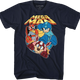 Proto Man Rush and Mega Man T-Shirt thumbnail