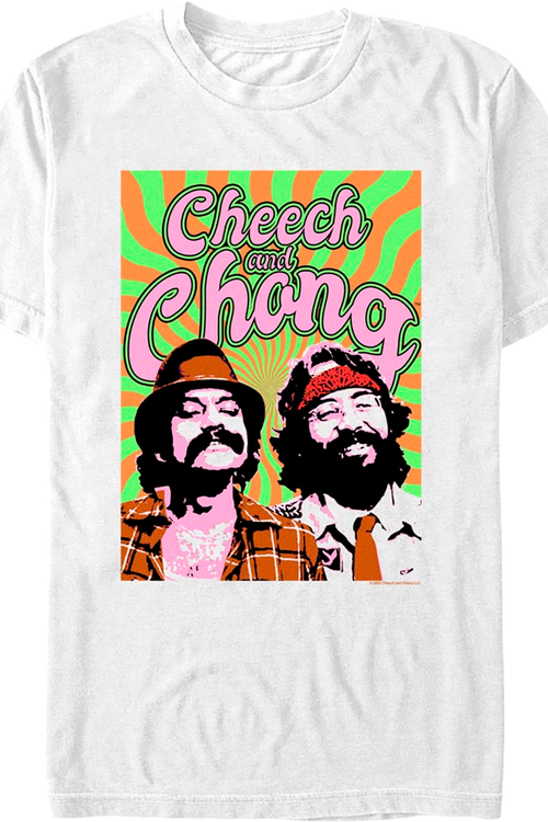 Psychedelic Cheech And Chong T-Shirt