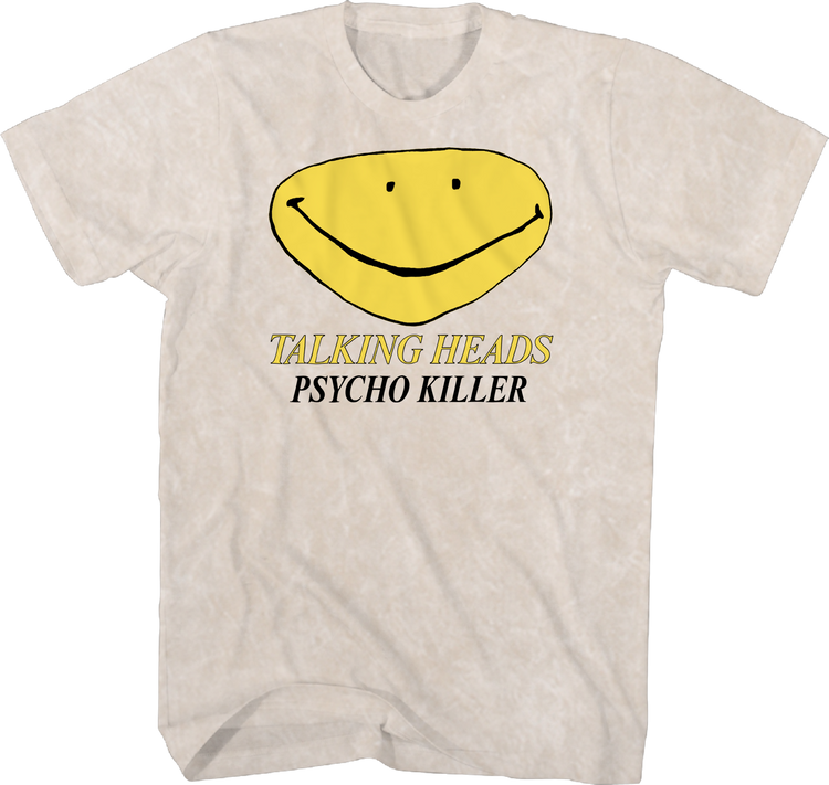 Psycho Killer Talking Heads Mineral Wash T-Shirt