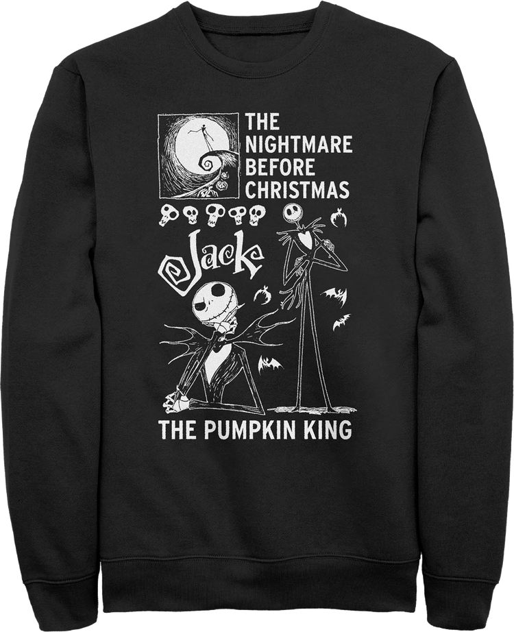 Pumpkin King Nightmare Before Christmas Sweatshirt