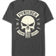 Punisher 1974 Moto Skull Marvel Comics T-Shirt thumbnail