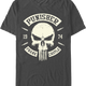 Punisher 1974 Moto Skull Marvel Comics T-Shirt thumbnail