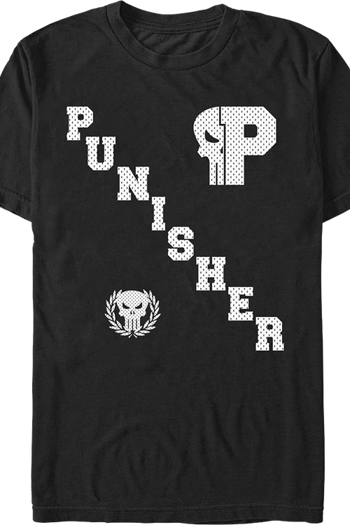 Punisher Jersey Logo Marvel Comics T-Shirt