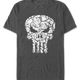 Punisher Shattered Skull Logo Marvel Comics T-Shirt thumbnail