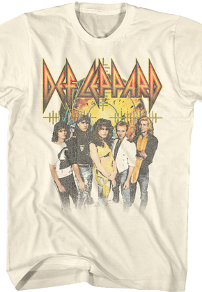 Pyromania Background Def Leppard T-Shirt