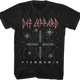 Pyromania Faux Ugly Christmas Sweater Def Leppard T-Shirt thumbnail