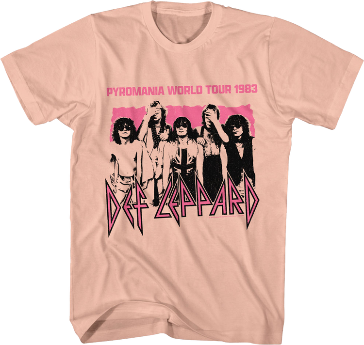 Pyromania World Tour 1983 Def Leppard T-Shirt