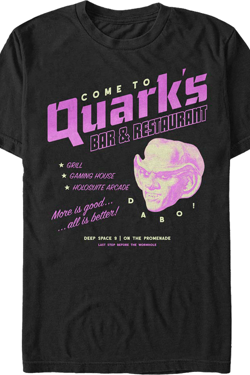 Quark's Bar & Restaurant Star Trek: Deep Space Nine T-Shirt