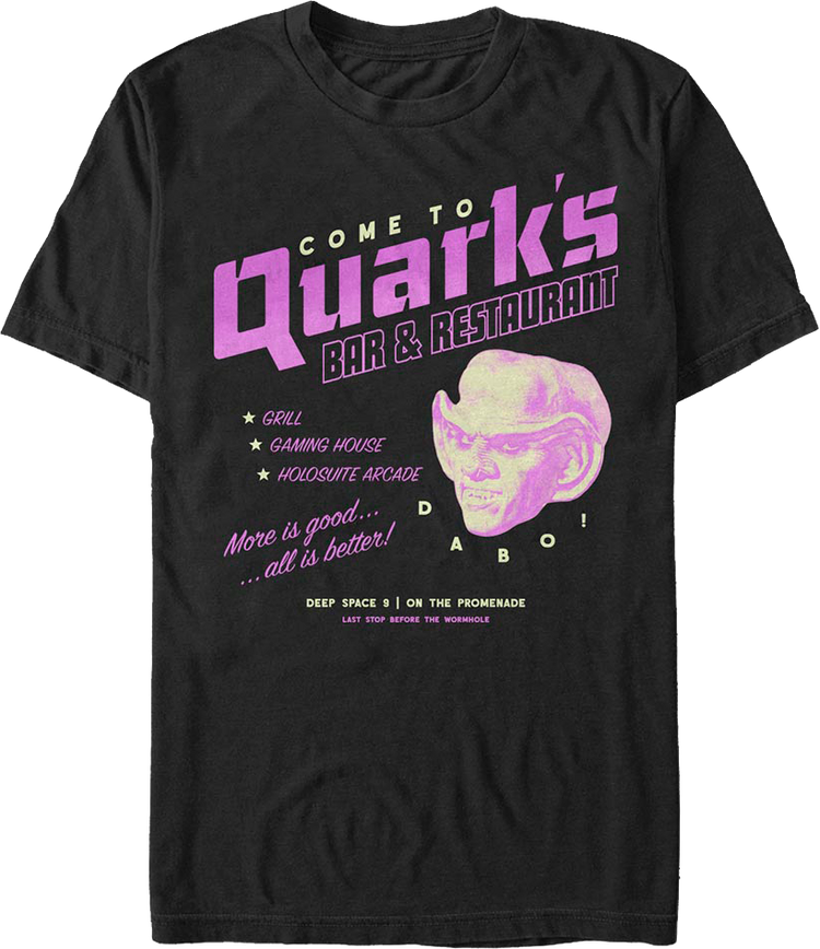 Quark's Bar & Restaurant Star Trek: Deep Space Nine T-Shirt