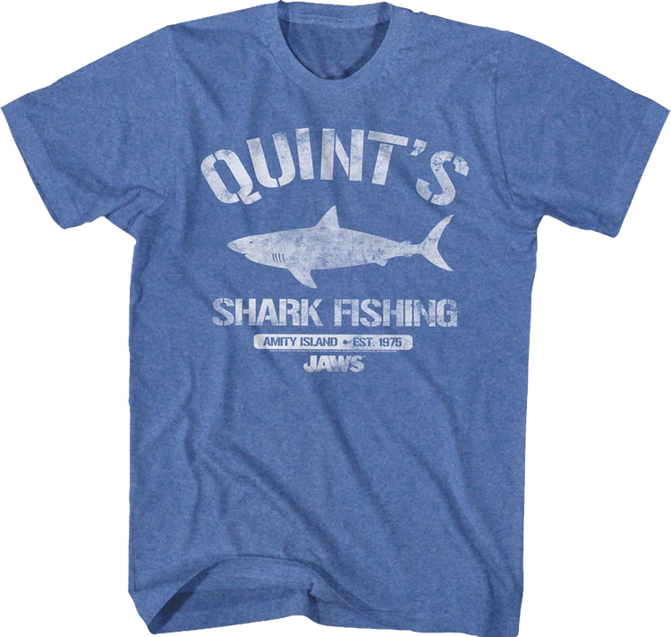 Quint's Shark Fishing Jaws T-Shirt