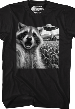 Raccoon UFO T-Shirt