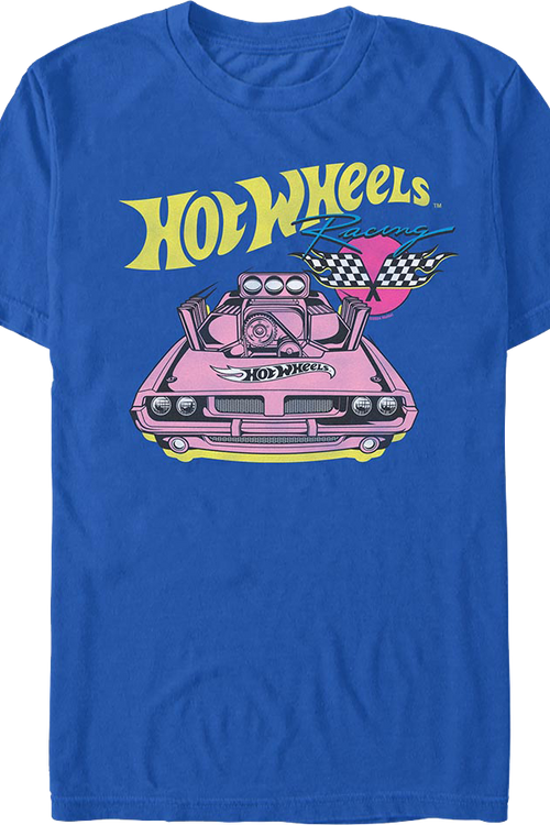 Racing Checkered Flags Hot Wheels T-Shirt