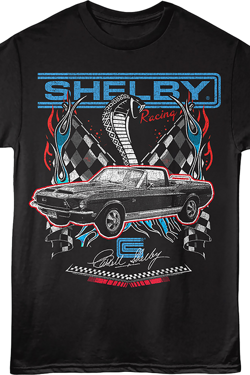 Racing Checkered Flags Shelby T-Shirt