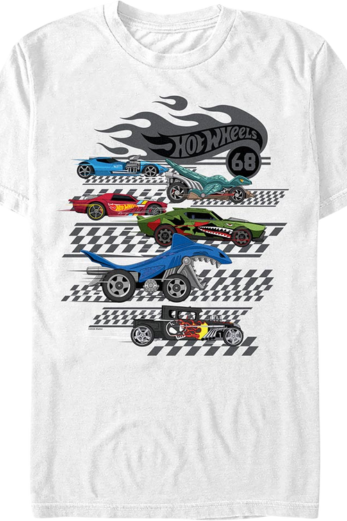 Racing Line Up Hot Wheels T-Shirt
