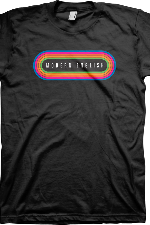 Rainbow Logo Modern English T-Shirt