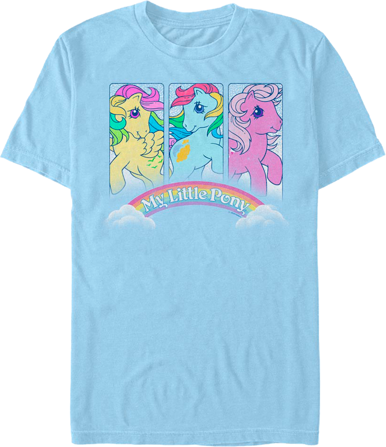 Rainbow Panels Little Pony T-Shirt