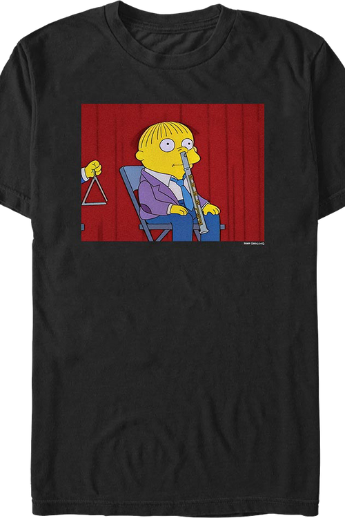 Ralph With A Flute Up His Nose Simpsons T-Shirt