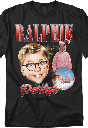 Ralphie Parker Collage Christmas Story T-Shirt