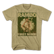 Khaki First Blood Poster Rambo T-Shirt thumbnail