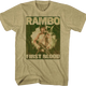 Khaki First Blood Poster Rambo T-Shirt thumbnail
