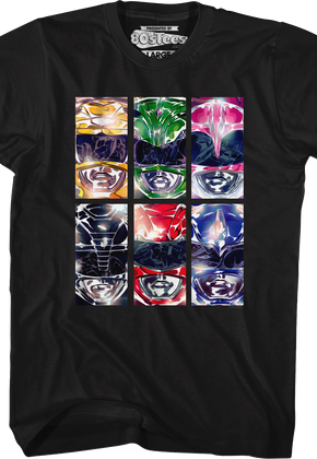 Ranger Panels Morphin Power Rangers T-Shirt