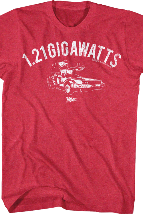 Red 1.21 Gigawatts T-Shirt