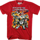 Red Autobots Collage Transformers T-Shirt thumbnail