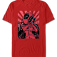 Red Deadpool Heart Hands Marvel Comics T-Shirt thumbnail