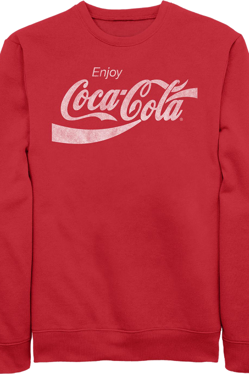 Red Enjoy Coca-Cola Sweatshirt