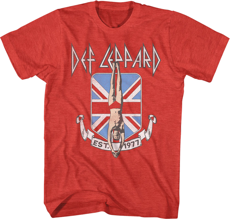 Red Est. 1977 Def Leppard T-Shirt