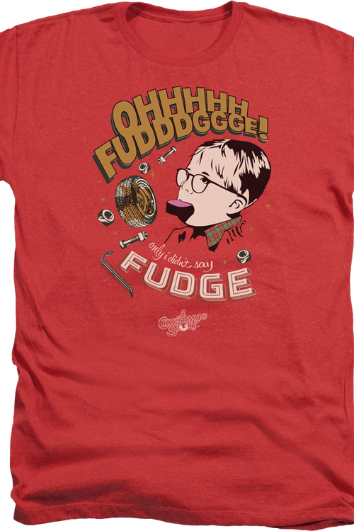 Red Heather Oh Fudge Christmas Story T-Shirt