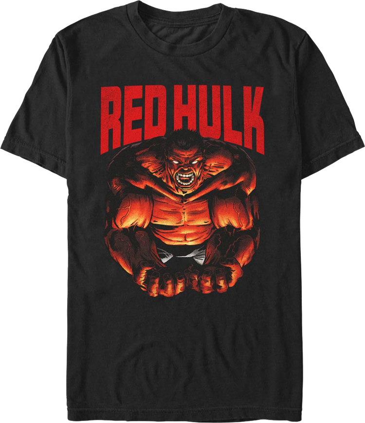 Red Hulk Marvel Comics T-Shirt