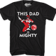 Red Ranger This Dad Mighty Morphin Power Rangers T-Shirt thumbnail