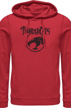 Red ThunderCats Logo Hoodie