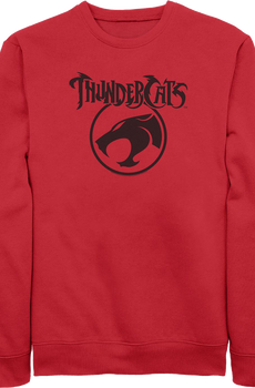 Red ThunderCats Logo Sweatshirt