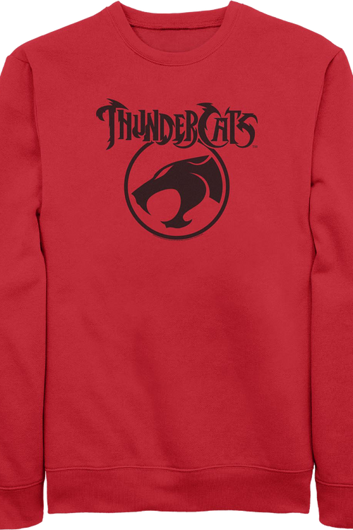 Red ThunderCats Logo Sweatshirt