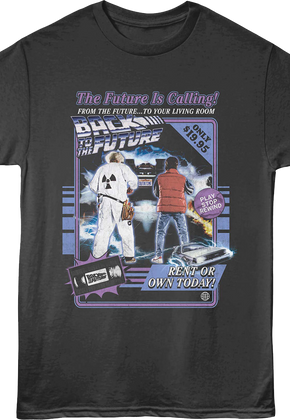 Rent Or Own VHS Back To The Future T-Shirt
