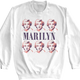 Repeat Marilyn Monroe Sweatshirt thumbnail