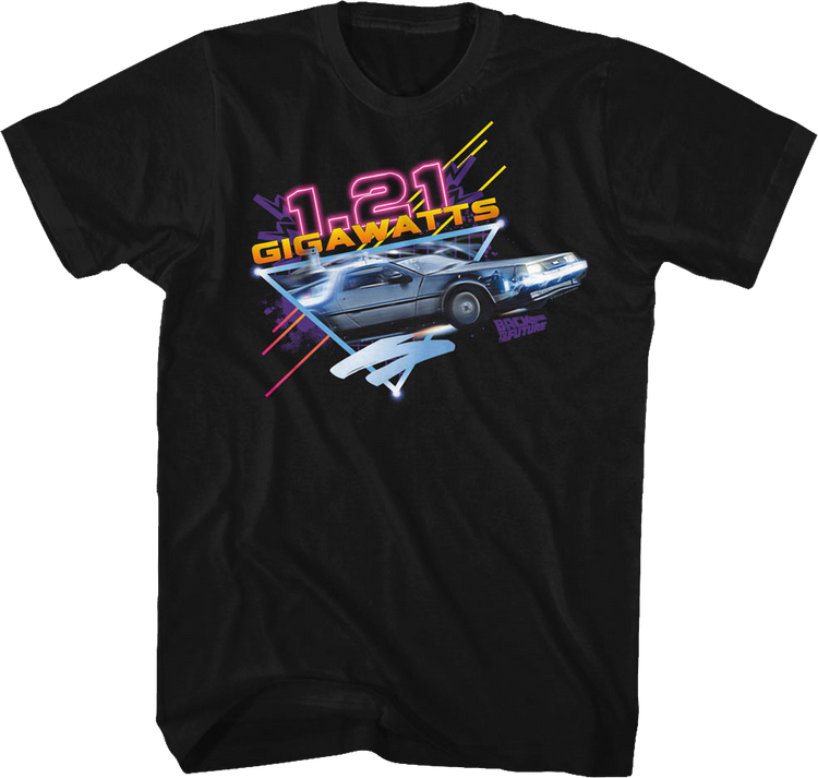 Retro 1.21 Gigawatts Back To The Future T-Shirt