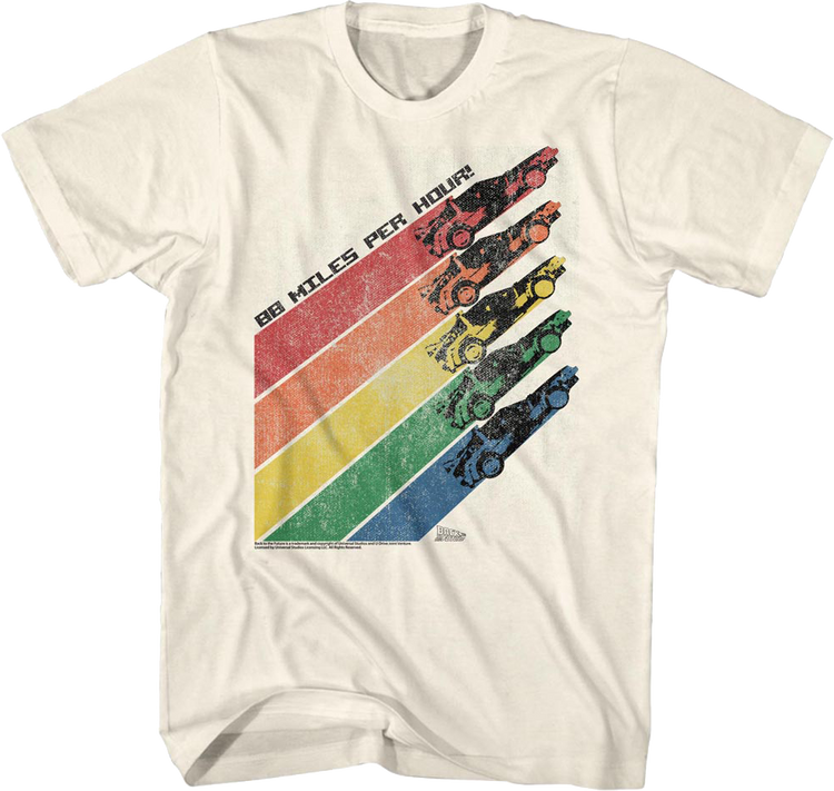 Retro 88 Miles Per Hour Back To The Future T-Shirt
