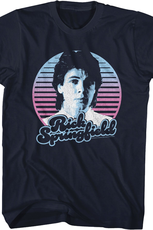 Retro Circle Rick Springfield T-Shirt