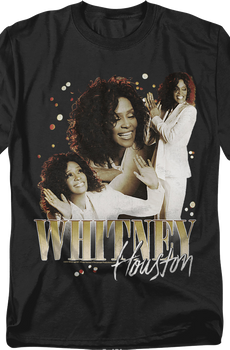 Retro Collage Whitney Houston T-Shirt